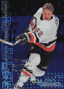 1999-00 Be a Player Millennium Signature Series - Chicago Sun-Times Sapphire #152 Olli Jokinen Front