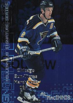 1999-00 Be a Player Millennium Signature Series - Chicago Sun-Times Sapphire #203 Al MacInnis Front