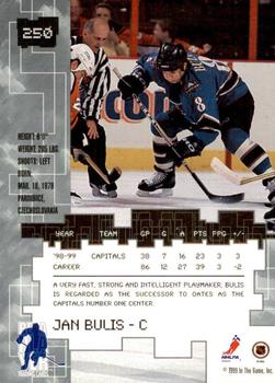 1999-00 Be a Player Millennium Signature Series - Chicago Sun-Times Sapphire #250 Jan Bulis Back