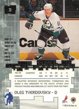 1999-00 Be a Player Millennium Signature Series - Toronto Spring Expo Gold #3 Oleg Tverdovsky Back