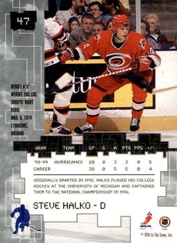 1999-00 Be a Player Millennium Signature Series - Toronto Spring Expo Gold #47 Steve Halko Back