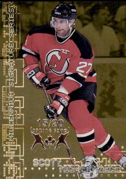 1999-00 Be a Player Millennium Signature Series - Toronto Spring Expo Gold #144 Scott Niedermayer Front