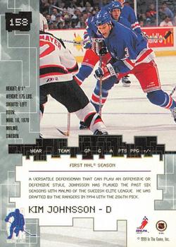 1999-00 Be a Player Millennium Signature Series - Toronto Spring Expo Gold #158 Kim Johnsson Back
