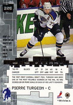 1999-00 Be a Player Millennium Signature Series - Toronto Spring Expo Ruby #205 Pierre Turgeon Back
