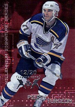 1999-00 Be a Player Millennium Signature Series - Toronto Spring Expo Ruby #205 Pierre Turgeon Front