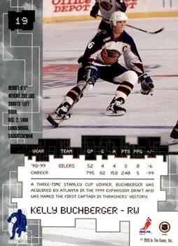 1999-00 Be a Player Millennium Signature Series - Toronto Spring Expo Ruby #19 Kelly Buchberger Back