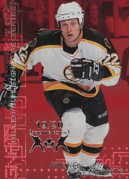 1999-00 Be a Player Millennium Signature Series - Toronto Spring Expo Ruby #27 Mikko Eloranta Front