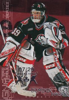1999-00 Be a Player Millennium Signature Series - Toronto Spring Expo Ruby #29 Dominik Hasek Front