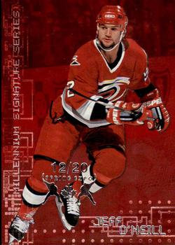 1999-00 Be a Player Millennium Signature Series - Toronto Spring Expo Ruby #51 Jeff O'Neill Front