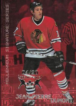 1999-00 Be a Player Millennium Signature Series - Toronto Spring Expo Ruby #57 Jean-Pierre Dumont Front