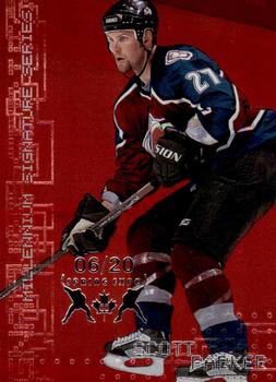 1999-00 Be a Player Millennium Signature Series - Toronto Spring Expo Ruby #64 Scott Parker Front