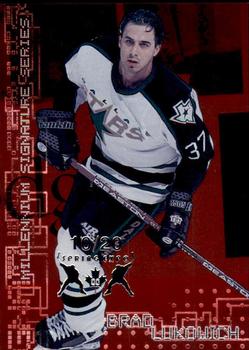 1999-00 Be a Player Millennium Signature Series - Toronto Spring Expo Ruby #80 Brad Lukowich Front