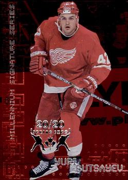 1999-00 Be a Player Millennium Signature Series - Toronto Spring Expo Ruby #94 Yuri Butsayev Front