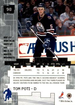 1999-00 Be a Player Millennium Signature Series - Toronto Spring Expo Ruby #98 Tom Poti Back