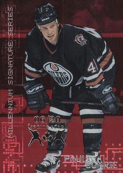 1999-00 Be a Player Millennium Signature Series - Toronto Spring Expo Ruby #105 Paul Comrie Front