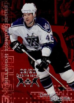1999-00 Be a Player Millennium Signature Series - Toronto Spring Expo Ruby #124 Dan Bylsma Front