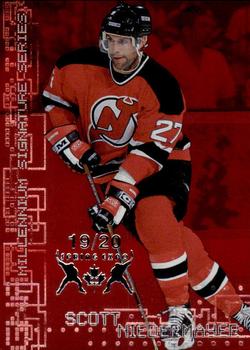 1999-00 Be a Player Millennium Signature Series - Toronto Spring Expo Ruby #144 Scott Niedermayer Front