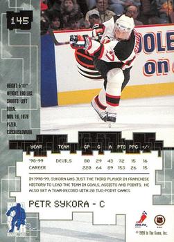 1999-00 Be a Player Millennium Signature Series - Toronto Spring Expo Ruby #145 Petr Sykora Back