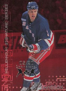1999-00 Be a Player Millennium Signature Series - Toronto Spring Expo Ruby #158 Kim Johnsson Front
