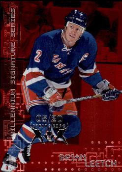 1999-00 Be a Player Millennium Signature Series - Toronto Spring Expo Ruby #159 Brian Leetch Front