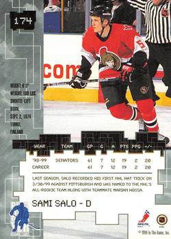 1999-00 Be a Player Millennium Signature Series - Toronto Spring Expo Ruby #174 Sami Salo Back
