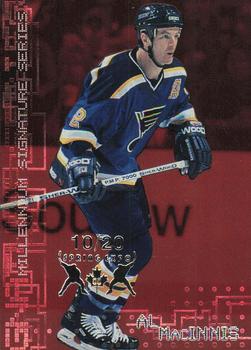 1999-00 Be a Player Millennium Signature Series - Toronto Spring Expo Ruby #203 Al MacInnis Front