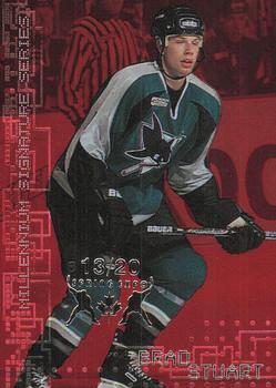1999-00 Be a Player Millennium Signature Series - Toronto Spring Expo Ruby #214 Brad Stuart Front