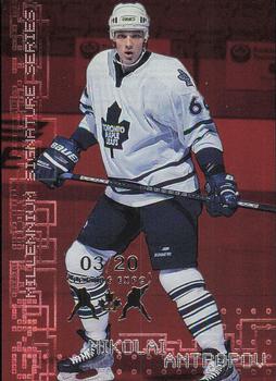 1999-00 Be a Player Millennium Signature Series - Toronto Spring Expo Ruby #224 Nikolai Antropov Front