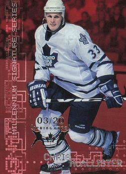 1999-00 Be a Player Millennium Signature Series - Toronto Spring Expo Ruby #228 Chris McAllister Front