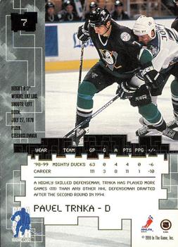 1999-00 Be a Player Millennium Signature Series - Toronto Spring Expo Silver #7 Pavel Trnka Back