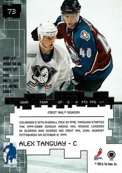 1999-00 Be a Player Millennium Signature Series - Toronto Spring Expo Silver #73 Alex Tanguay Back