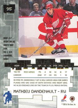 1999-00 Be a Player Millennium Signature Series - Toronto Spring Expo Silver #95 Mathieu Dandenault Back