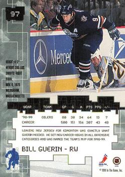 1999-00 Be a Player Millennium Signature Series - Toronto Spring Expo Silver #97 Bill Guerin Back