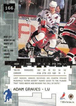 1999-00 Be a Player Millennium Signature Series - Toronto Spring Expo Silver #166 Adam Graves Back