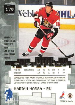 1999-00 Be a Player Millennium Signature Series - Toronto Spring Expo Silver #170 Marian Hossa Back
