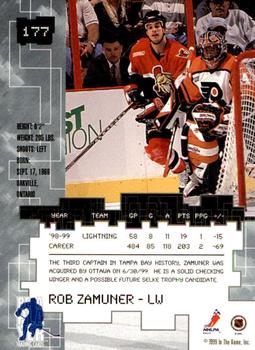 1999-00 Be a Player Millennium Signature Series - Toronto Spring Expo Silver #177 Rob Zamuner Back