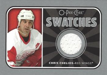 2006-07 O-Pee-Chee - Swatches #S-CC Chris Chelios Front