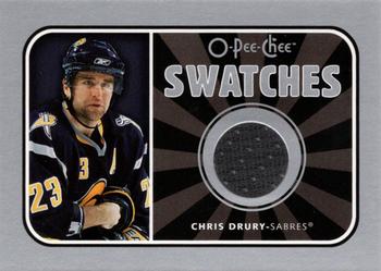 2006-07 O-Pee-Chee - Swatches #S-CD Chris Drury Front