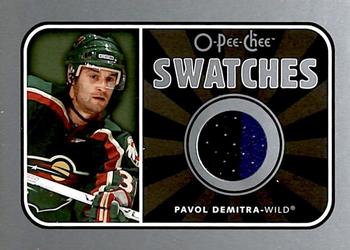 2006-07 O-Pee-Chee - Swatches #S-DE Pavol Demitra Front