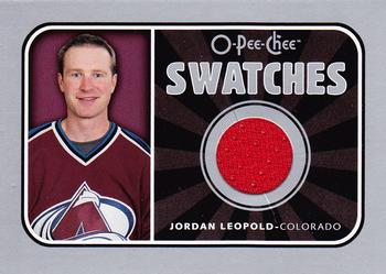 2006-07 O-Pee-Chee - Swatches #S-LE Jordan Leopold Front