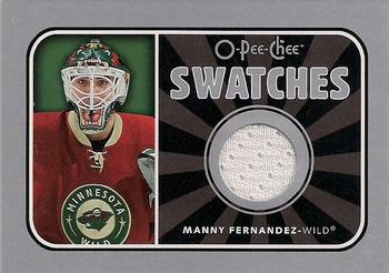 2006-07 O-Pee-Chee - Swatches #S-MF Manny Fernandez Front