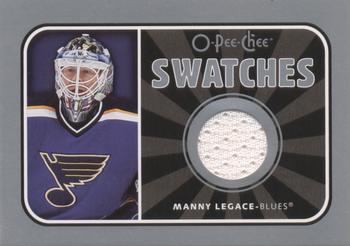 2006-07 O-Pee-Chee - Swatches #S-ML Manny Legace Front