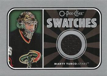 2006-07 O-Pee-Chee - Swatches #S-MT Marty Turco Front