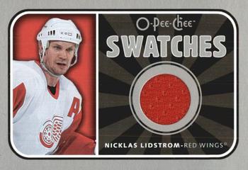 2006-07 O-Pee-Chee - Swatches #S-NL Nicklas Lidstrom Front