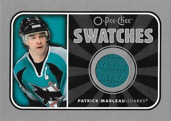 2006-07 O-Pee-Chee - Swatches #S-PM Patrick Marleau Front