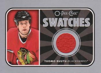 2006-07 O-Pee-Chee - Swatches #S-TR Tuomo Ruutu Front