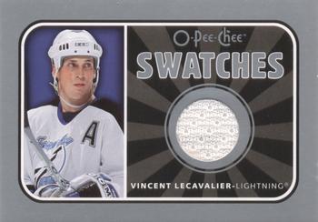 2006-07 O-Pee-Chee - Swatches #S-VL Vincent Lecavalier Front