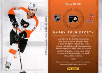 2011-12 Panini Rookie Anthology #156 Harry Zolnierczyk Back