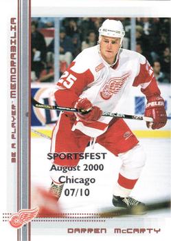 2000-01 Be a Player Memorabilia - Chicago Sportsfest Copper #275 Darren McCarty Front