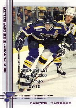 2000-01 Be a Player Memorabilia - Chicago Sportsfest Purple #108 Pierre Turgeon Front